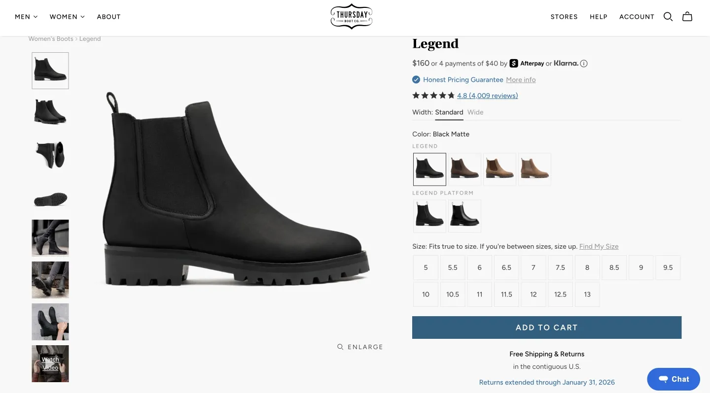 product info example